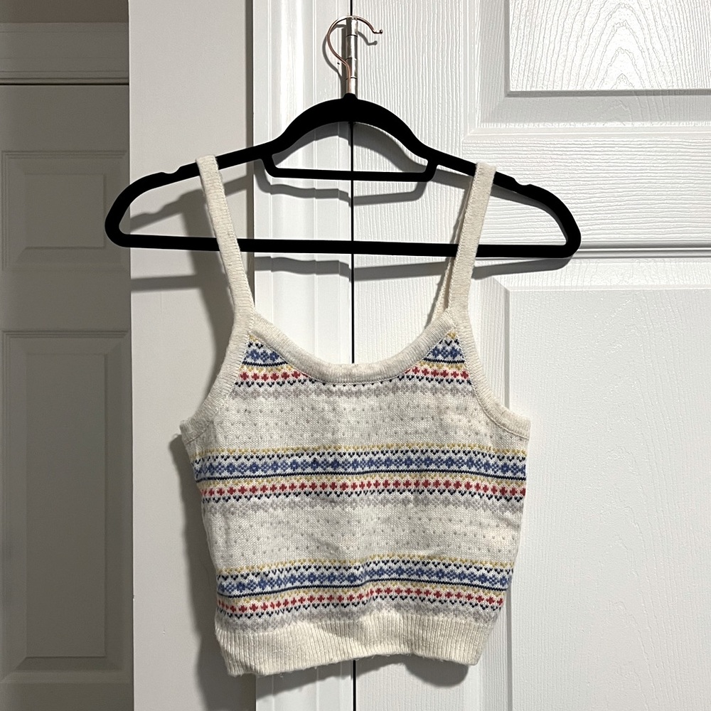 Aerie Crop Sweater Tank